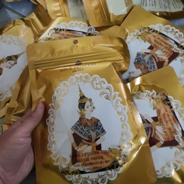 Siêu KM_Miếng dán chân thái lan Goldprincessroyal