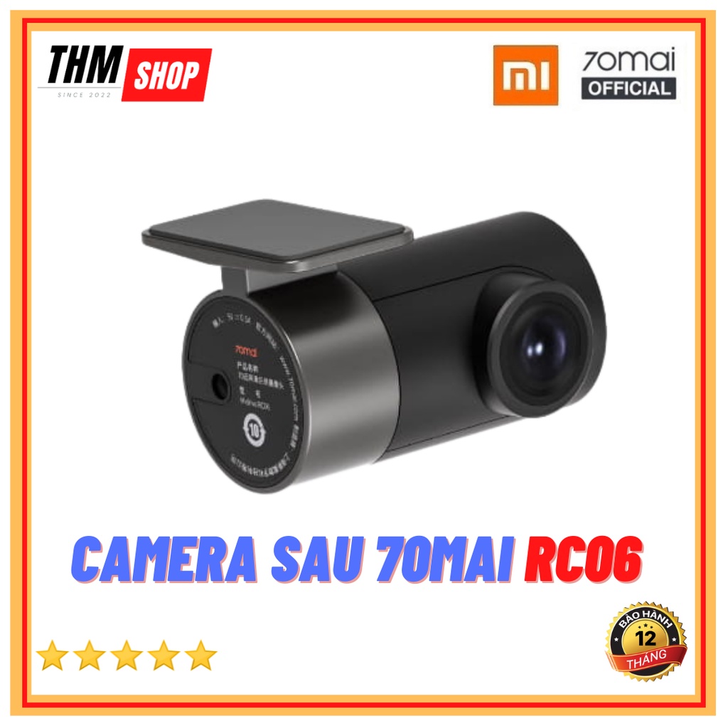 Camera sau RC06 Rear Camera dùng cho 70mai Dash Cam A500s A800s Siêu Nét Chất Lượng Cao