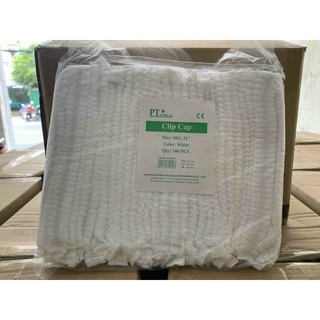 [Spa]Nón giấy y tế-nón con sâu PT (bịch 100 cái)