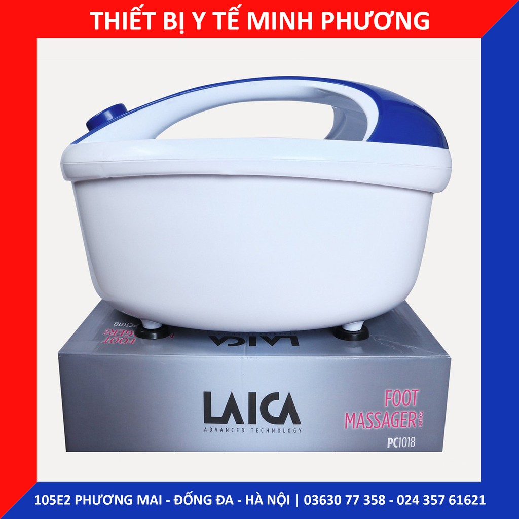 [CHÍNH HÃNG] Bồn ngâm chân Laica PC1018 - Bồn massage chân hồng ngoại đa năng