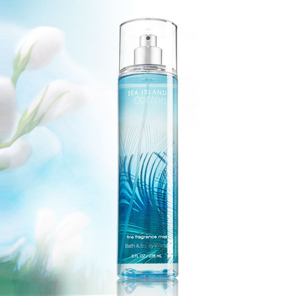 Xịt Thơm Toàn Thân Bath And Body Works - SEA ISLAND COTTON 236ml _Camystore