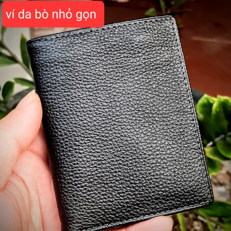 ví nam nhỏ gọn đựng tiền thẻ bóp da bò thời trang cao cấp trẻ trung sành điệu