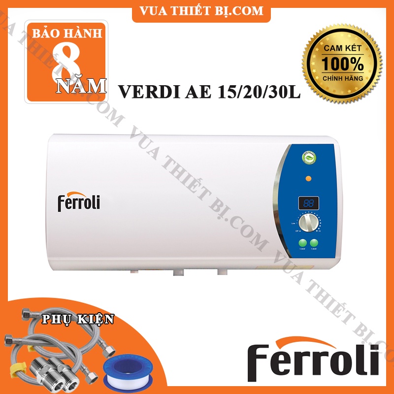 Ferroli Verdi Ae 30 lít – Bình Nóng Lạnh Gián Tiếp