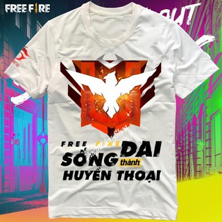 GIÁ RẺ- Áo Free Fire Rank Huyền Thoại FF / có size cho trẻ em