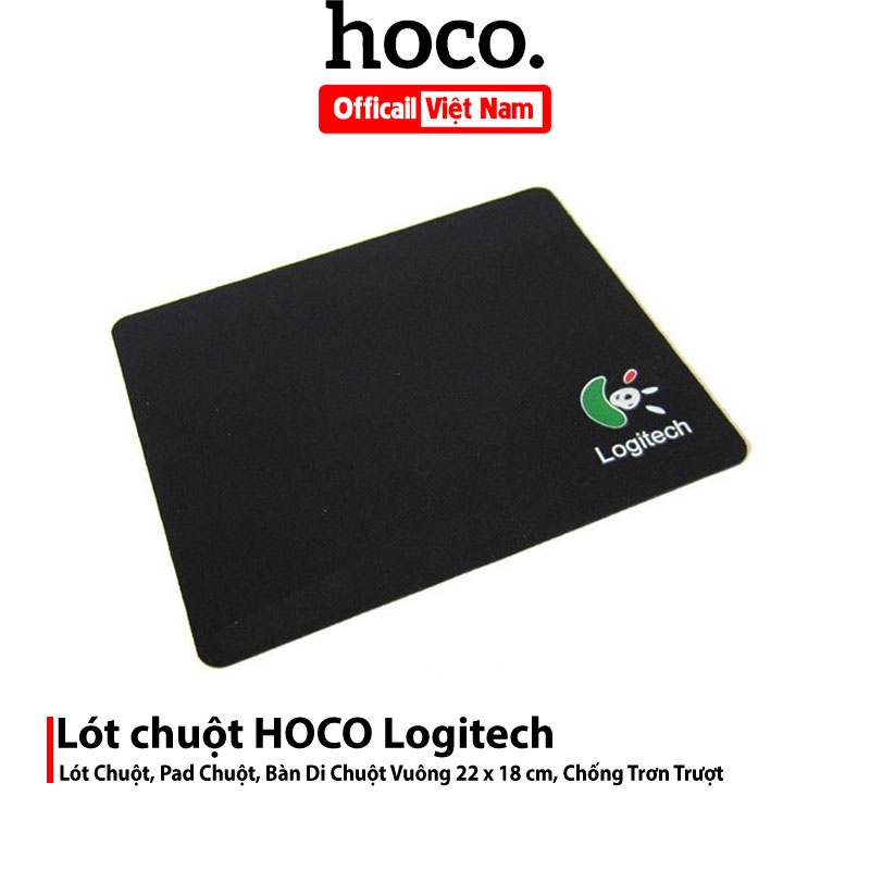 Lót Chuột, Pad Chuột, Bàn Di Chuột Vuông 22 x 18 cm, Chống Trơn Trượt Siêu Bền