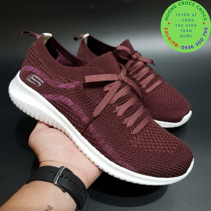 GIÀY THỂ THAO SKECHERS UNTRA FLEX STATEMENTS CHO NỮ MÀU MẬN