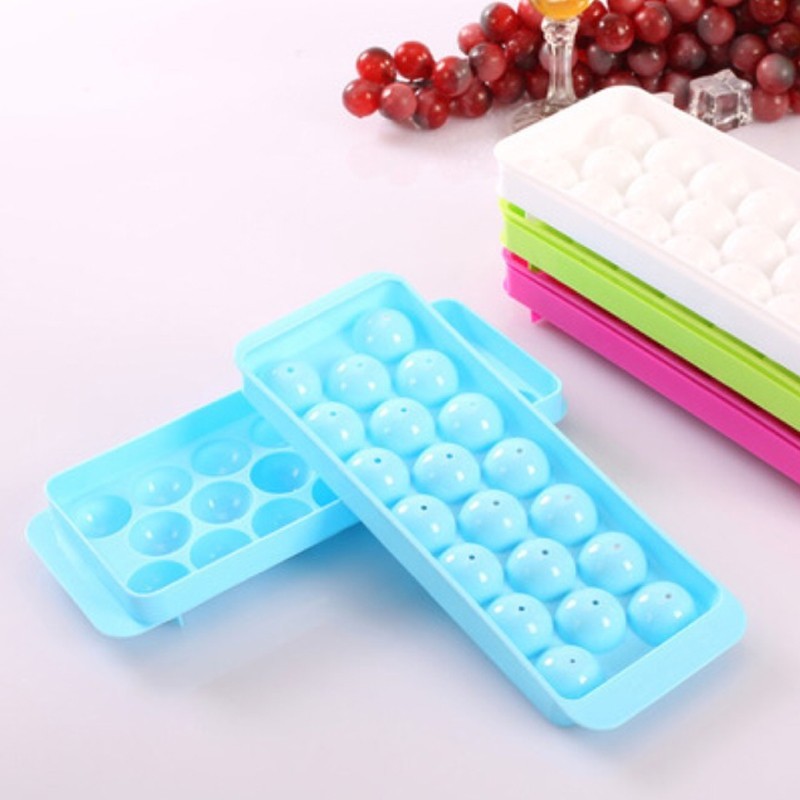 Khuôn thạch rau câu bi tròn hàng Việt Nam, khuôn thạch bi, khuôn rau câu, khay đá GD311