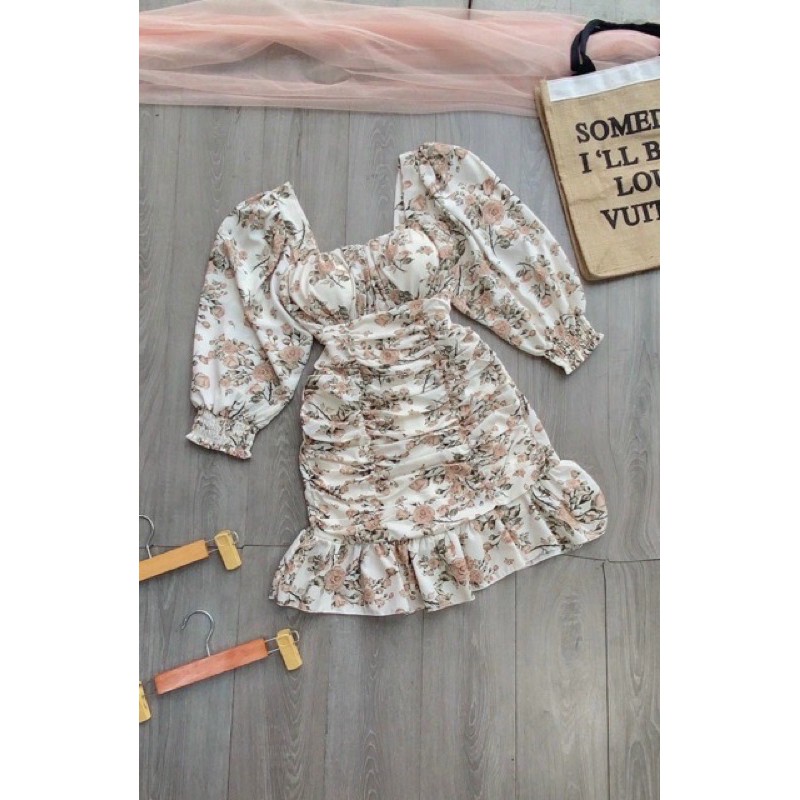 đầm hoa voan nhún bigsize 55kg-90kg✅🥰🥰 | BigBuy360 - bigbuy360.vn