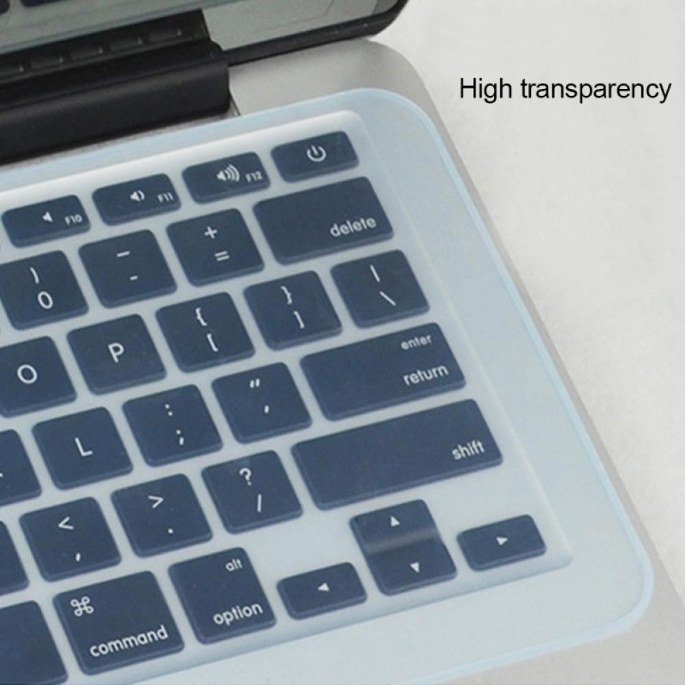 Miếng Dán Bảo Vệ Bàn Phím Laptop Notebook 12-17Inch Bằng Silicon Siêu Mỏng Trong Suốt Chống Thấm Nước / Bụi Bẩn Tiện Dụng
