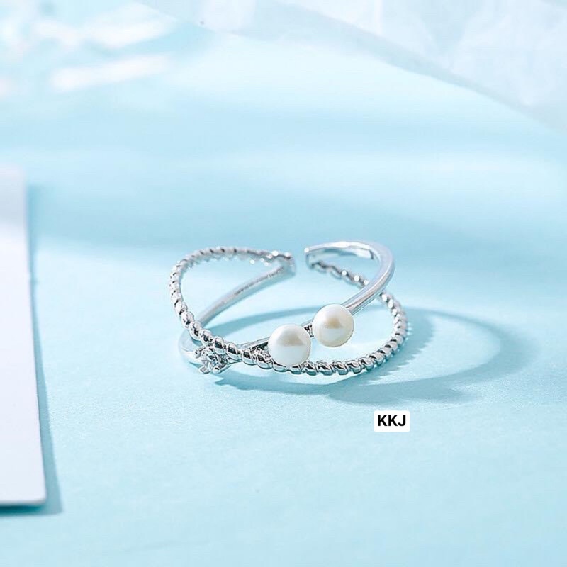 Nhẫn nữ Bạc ta giá rẻ , sáng bóng , hot - Vàng Bạc Khải Khải