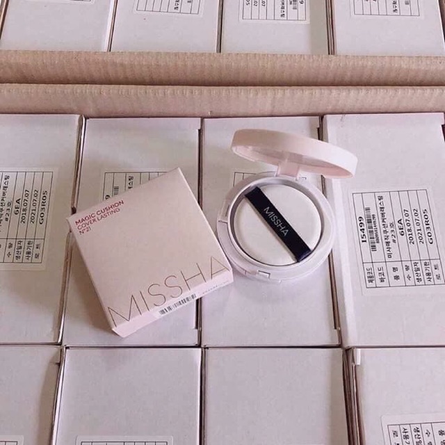 Phấn Nước Missha magic cushion cover Lasting spf50 ( Mẫu mới)