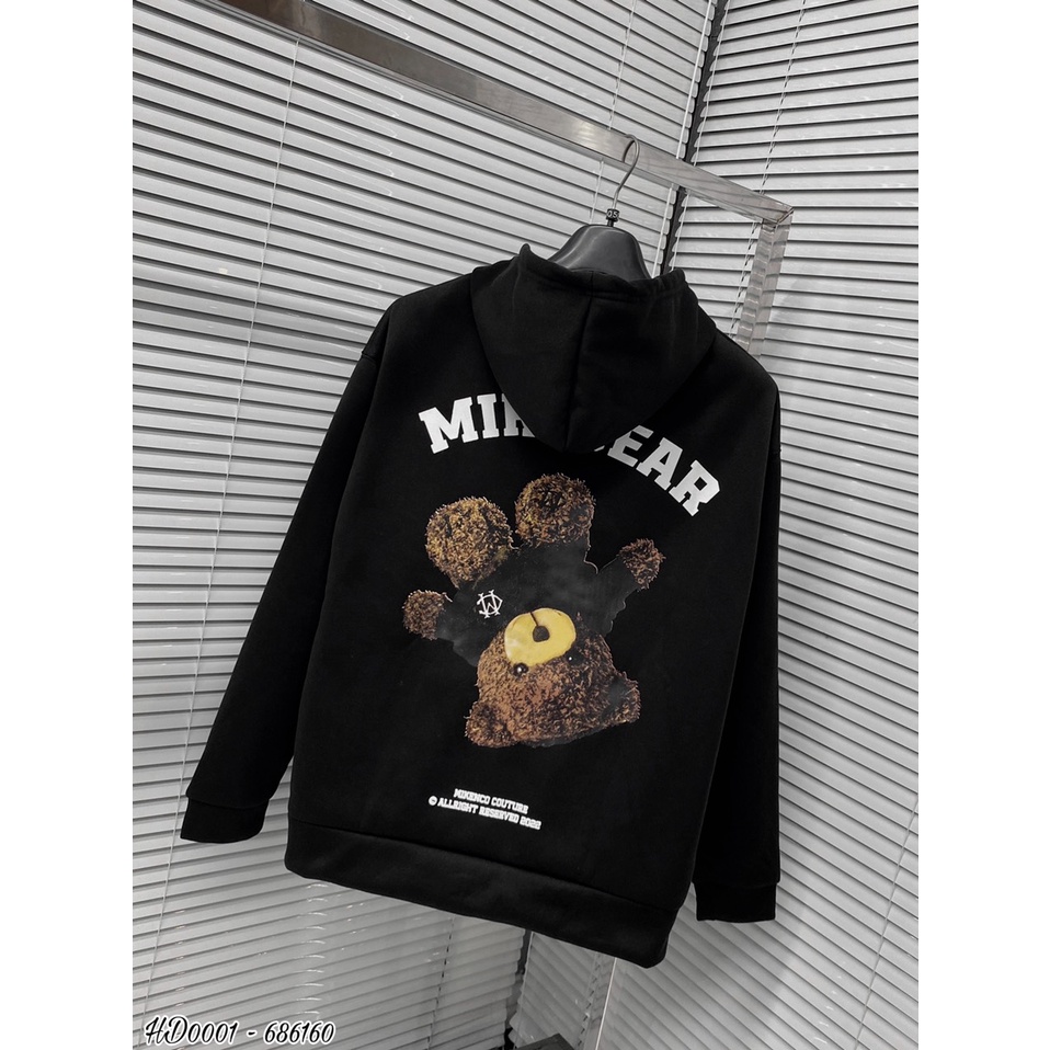Áo Hoodie Nam Mikebear In Hình Gấu . Áo Nỉ Hoodie Mikebear Unisex Nam Nữ Chất Nỉ Bông Dày Dặn DT STORE MENWEAR