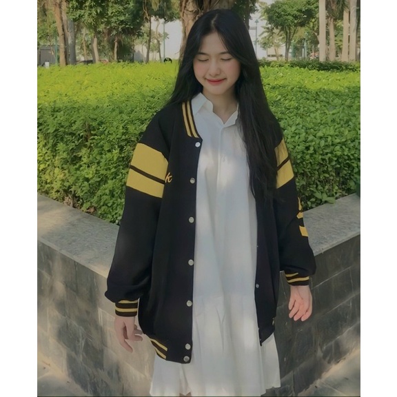 [Có Ảnh Thật] Áo Khoác Bomber In Chữ 93 LB, Áo Khoác Nỉ Nam Nữ Form Rộng Dáng Hàn Anne Boutique Mã 730