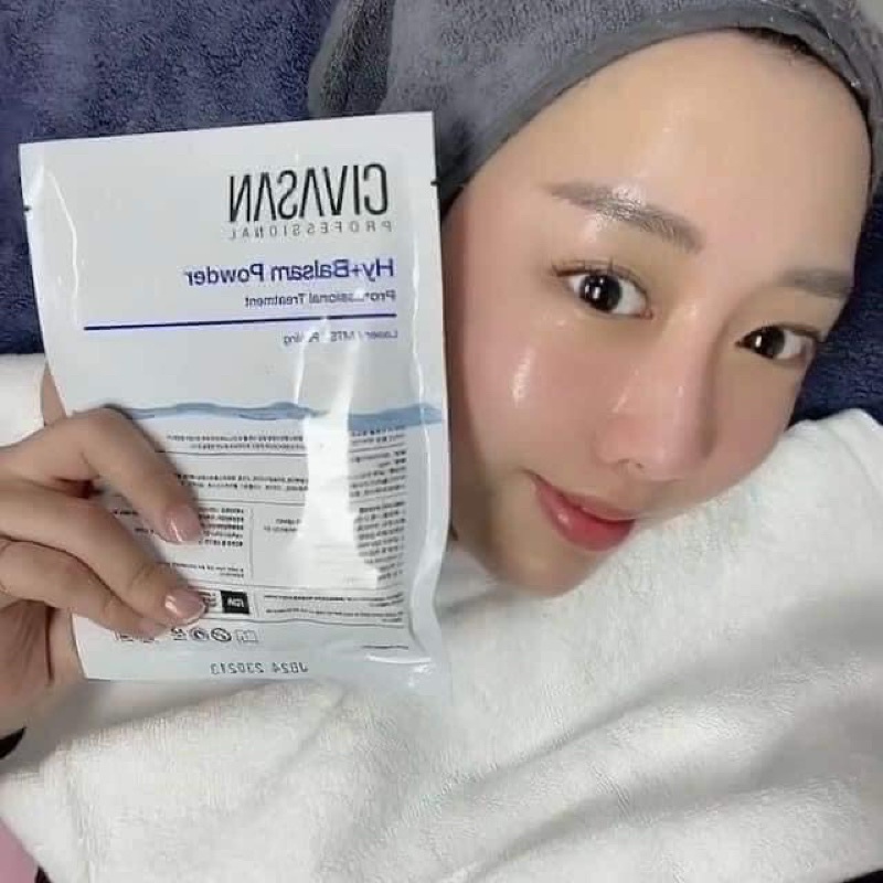 Mặt nạ CIVASAN căng bóng nâng tone dưỡng da phục hồi sau peel phi kim laser