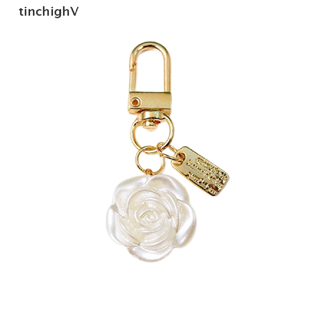 [TinchighV] Móc Khóa Ba Lô / Móc Khóa Hình Vuông Đính Ngọc Trai / Hoa Hình Học [Mới]