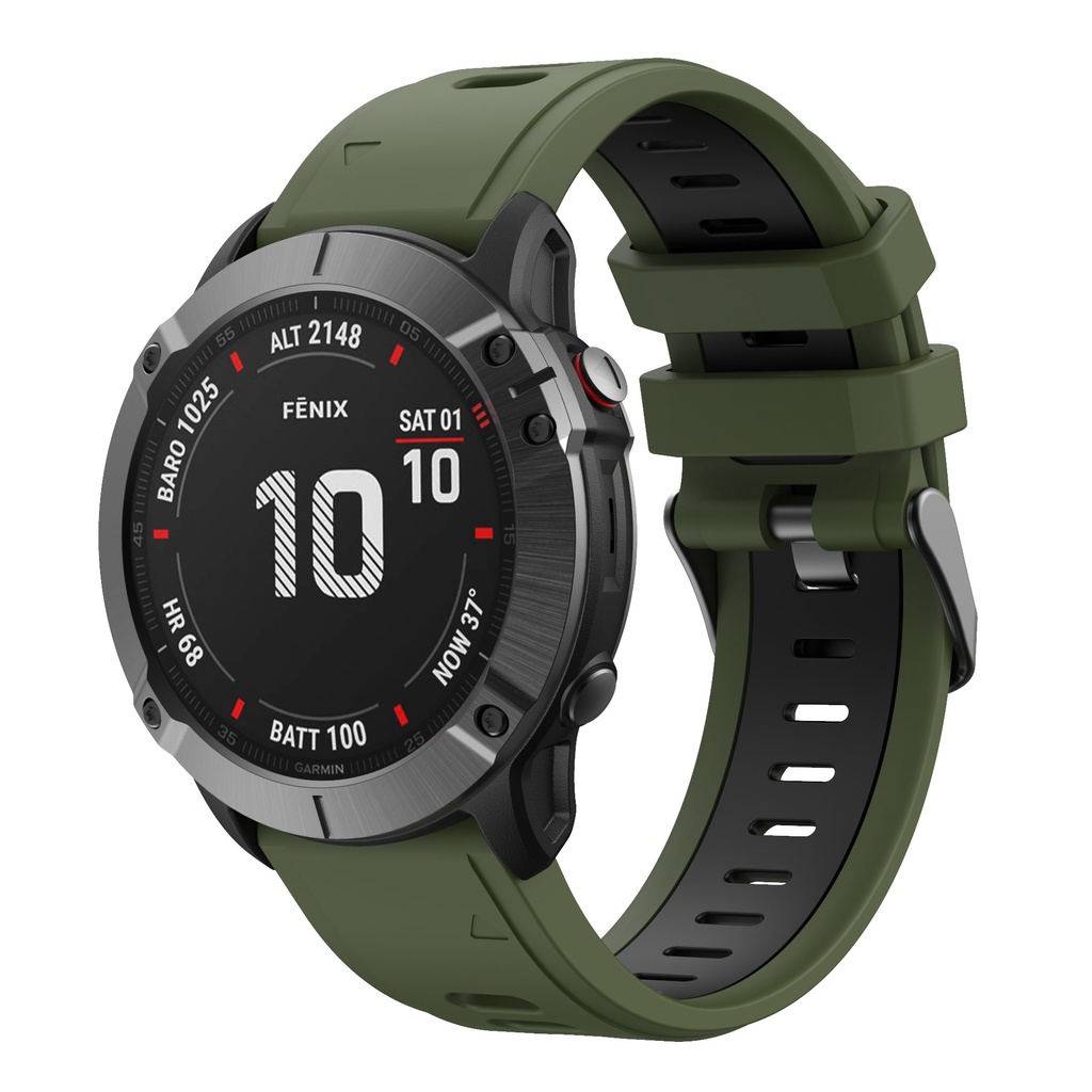 Dây đeo đồng hồ bằng silicon cỡ 22mm thay thế cho Garmin Fenix 5/5 Plus/Fenix 6/6 Pro/6 935/945