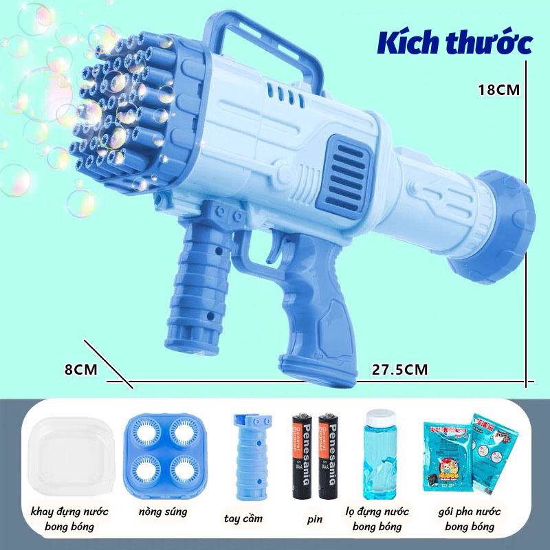 Súng Bắn Bong Bóng Súng Đồ Chơi Cho Trẻ Em Siêu Hot 2022 Titan.st