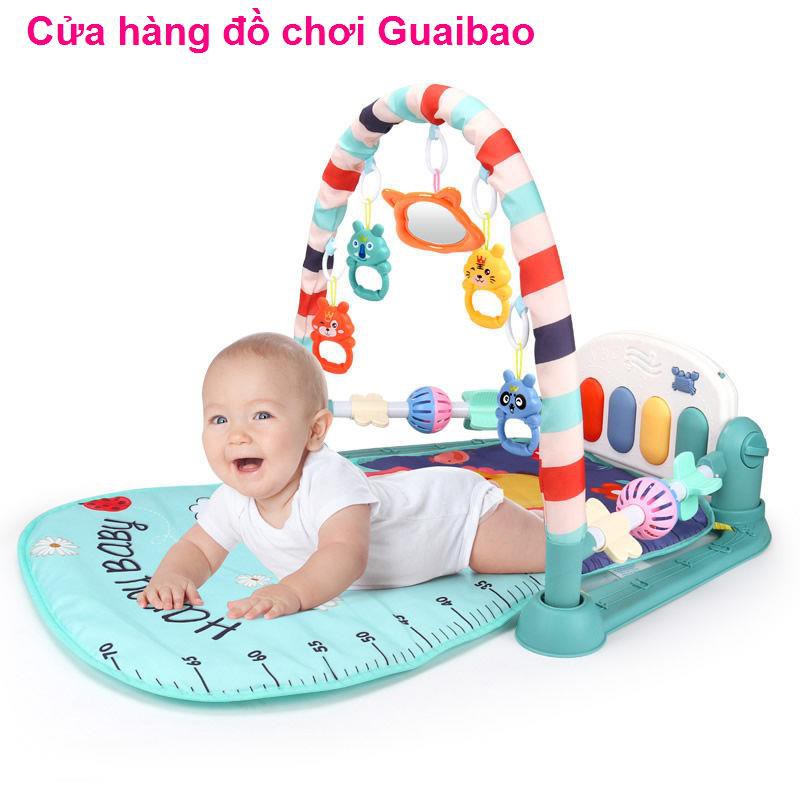 đồ chơi giáo dụcKhung tập thể dục cho bé 0-1 tuổi bàn đạp piano 3-6-12 tháng Đồ chơi trẻ em 2 chân xếp hình đá