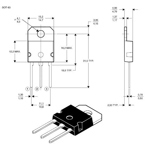 Transistor TIP147 / DarLingTon BJT TIP147 / PNP / Linh Kiện Điện Tử