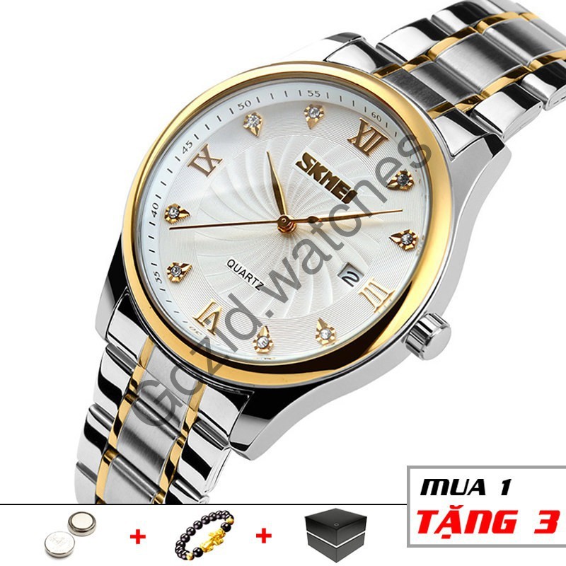 Đồng hồ nam SKMEI SM09 chống nước siêu bền dây thép không gỉ -Gozid.watches | BigBuy360 - bigbuy360.vn