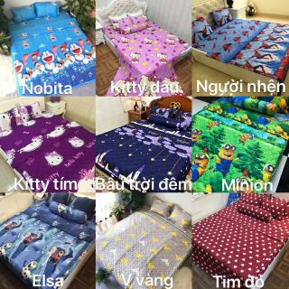 Bộ chăn ga gối hè đủ bộ ( 5 món)