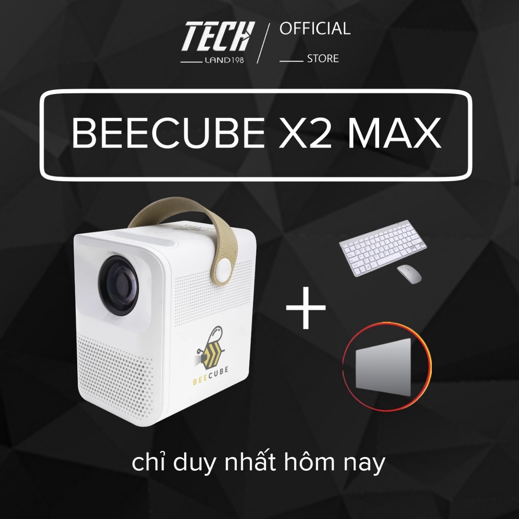 Máy Chiếu Mini BeeCube X2 MAX - FULL HD 1080 - BẢO HÀNH 12 THÁNG