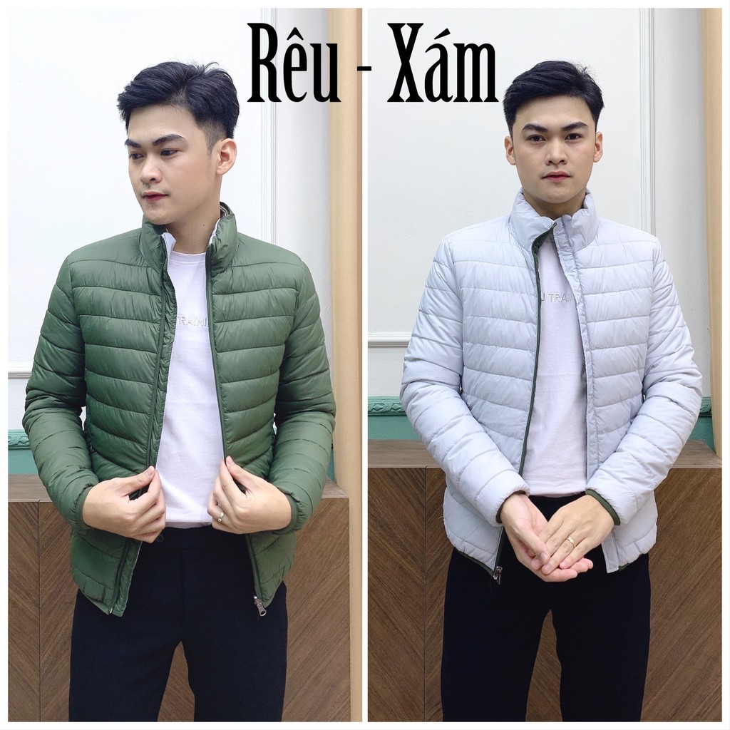 [Tiền Nào Của Nấy] Áo phao nam hàng hiệu siêu nhẹ, lông vũ 2 mặt chống gió, chống nước nhiều màu cho người 45 - 85kg | BigBuy360 - bigbuy360.vn