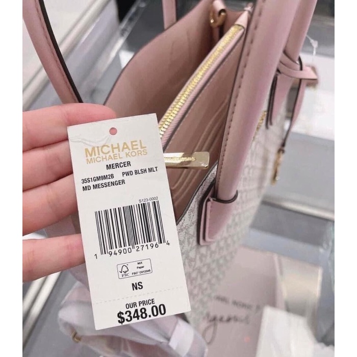 TÚI MK MỂCR MEDIUM LOGO HAI MÀU