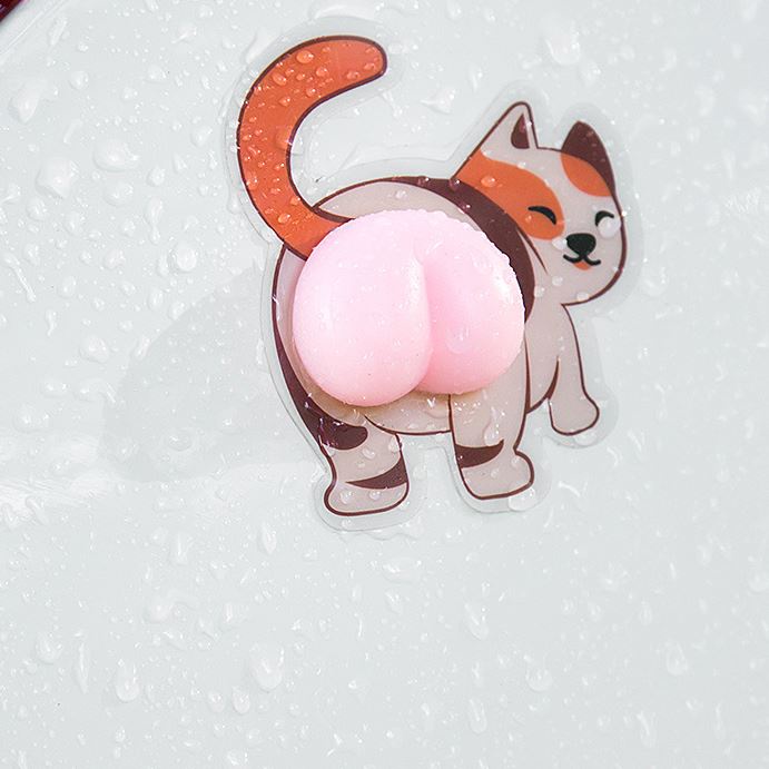 Miếng Dán Bảo Vệ Kính Chiếu Hậu Xe Hơi Chống Trầy Xước Họa Tiết Hoạt Hình Dễ Thương