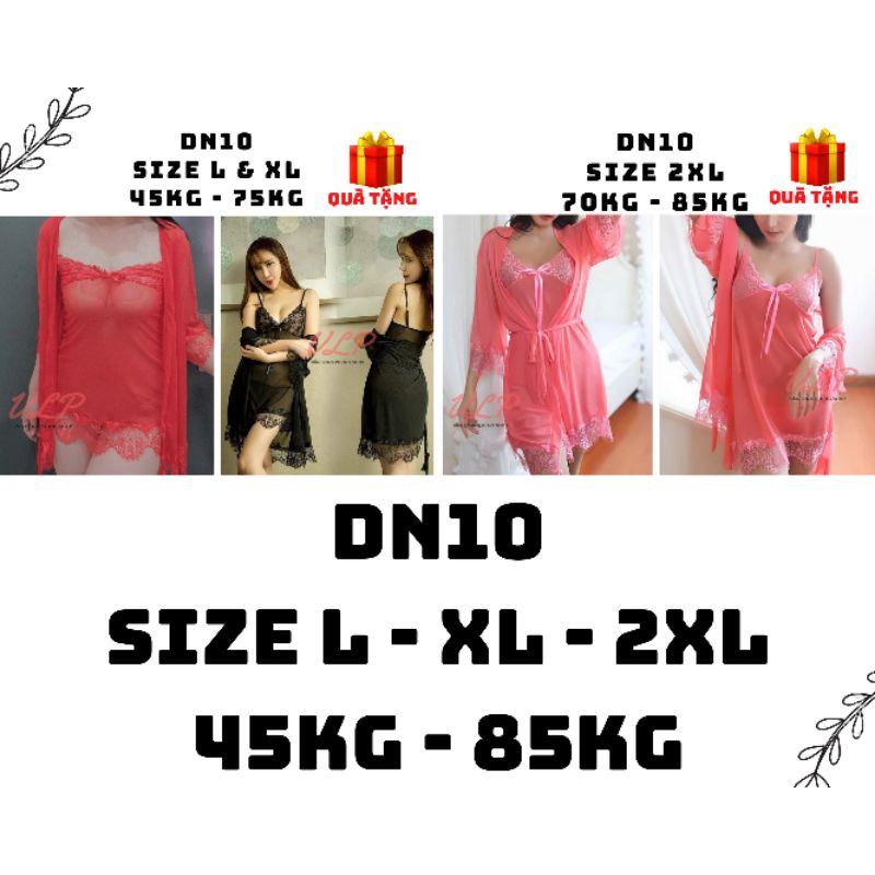 [BIGSIZE_100KG]_DN10_SET BỘ VÁY + ÁO CHOÀNG VOAN MỎNG