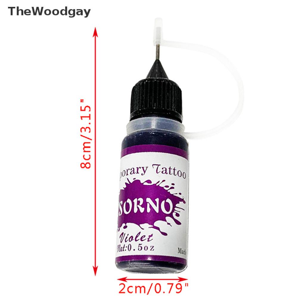 Mực Xăm Bán Vĩnh Viễn Tự Nhiên 10Ml