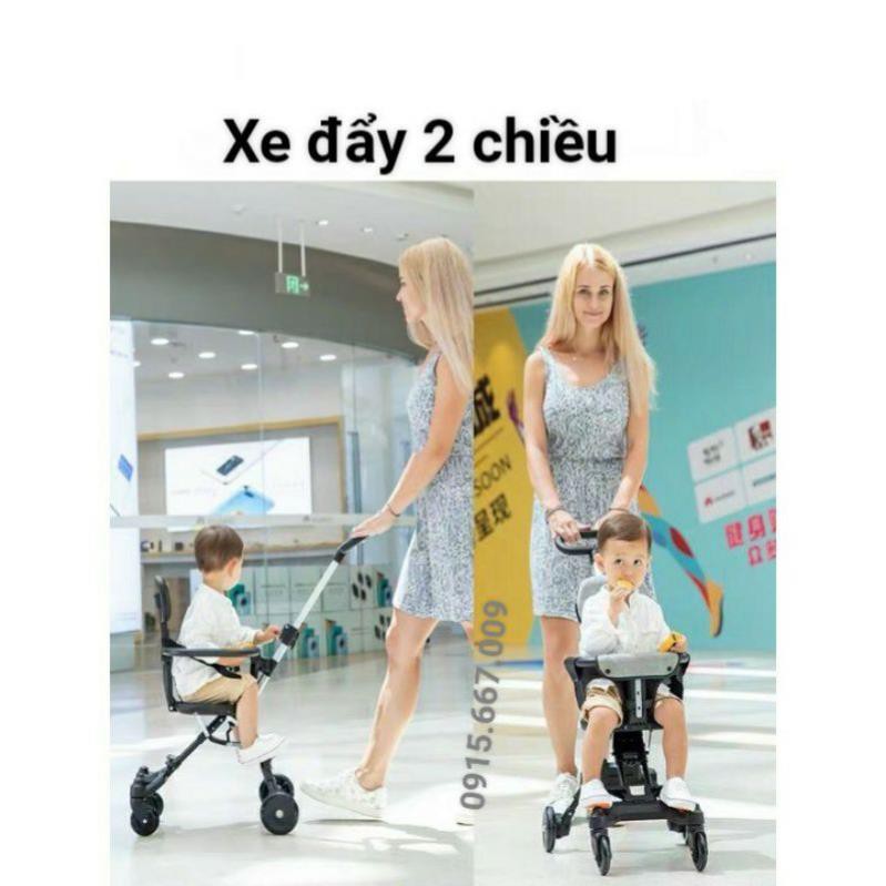 💘 FREE SHIP 💘 Xe đẩy 4 bánh du lịch gấp gọn, mẫu cải tiến siêu gọn nhẹ 💘