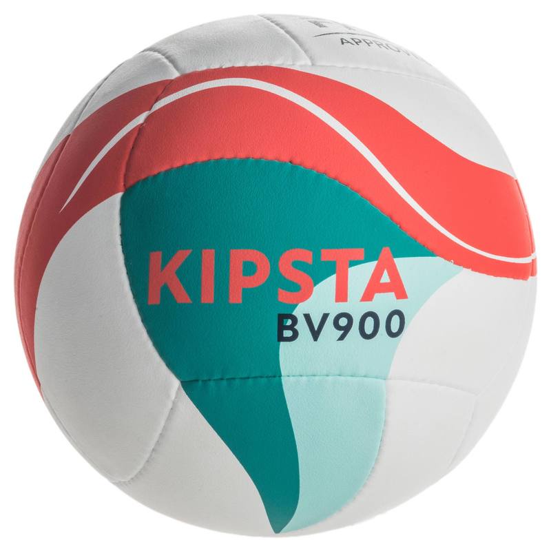 Quả bóng chuyền bãi biển đạt chuẩn fivb bv900 - trắng/xanh lá cây/đỏ Decathlon Copaya