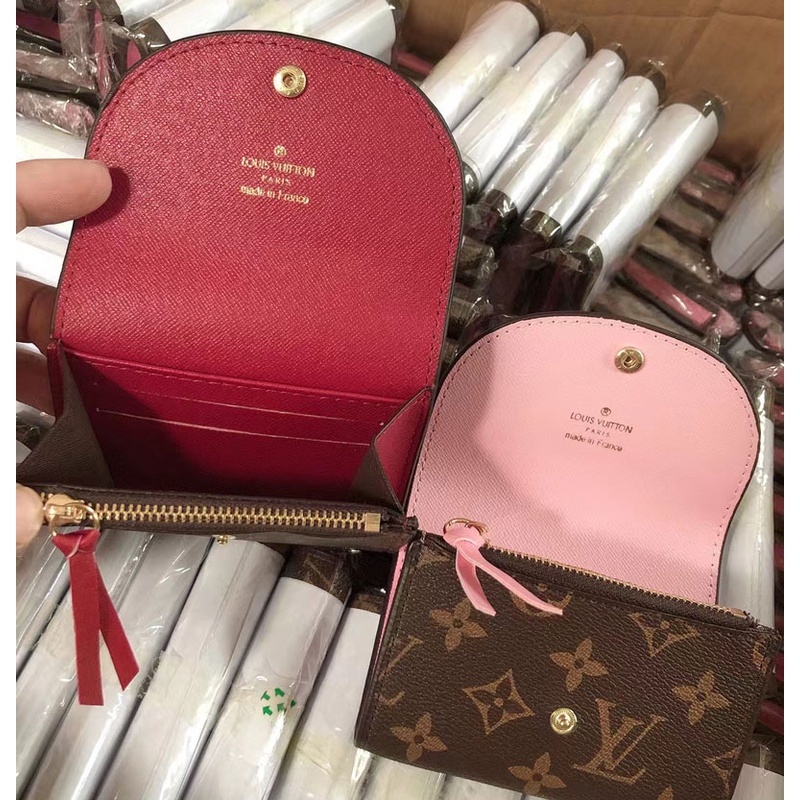 Ví Da Gập Đôi Có Khóa Kéo