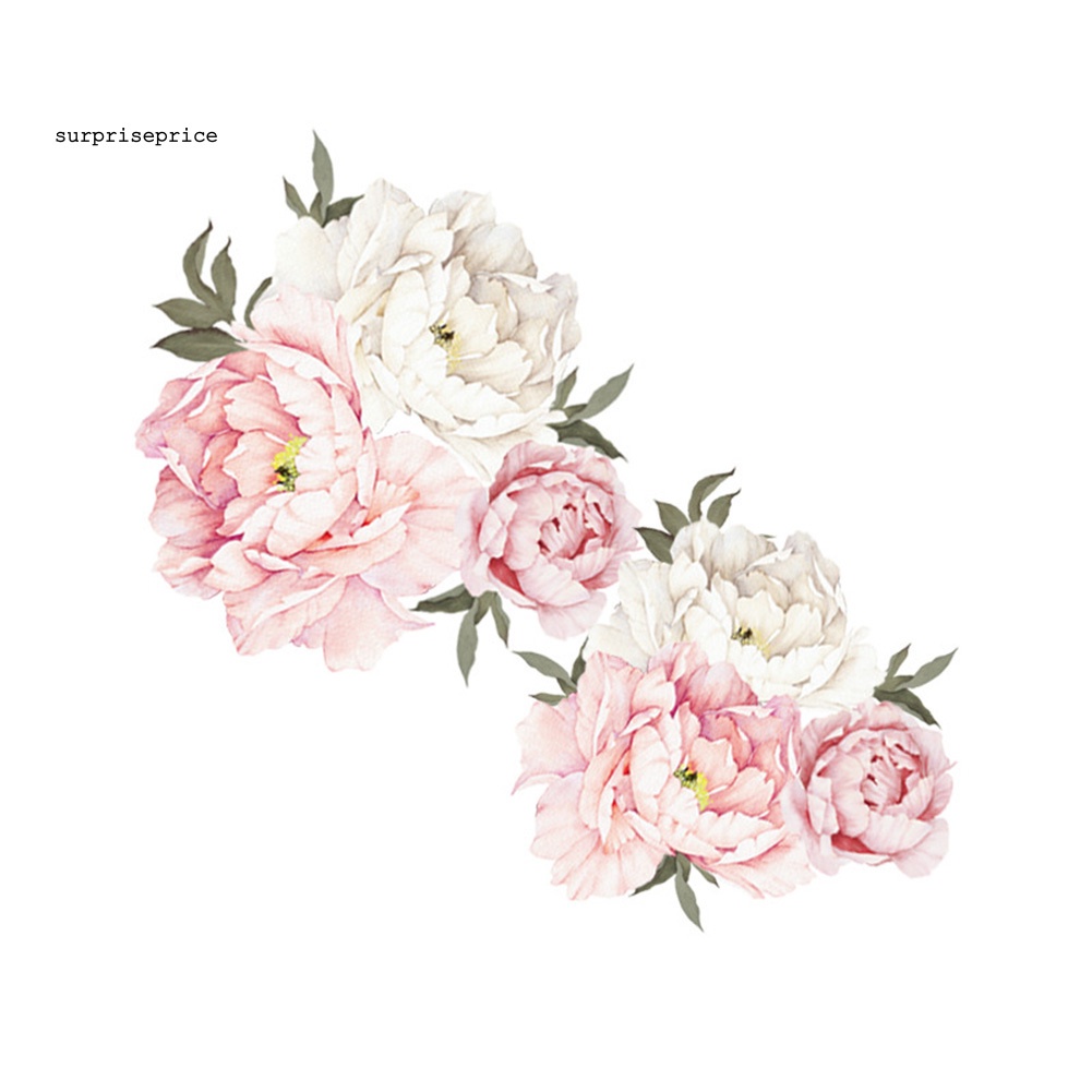 Miếng Dán Tường Tự Dính Họa Tiết Hoa Dùng Trang Trí Phòng Khách