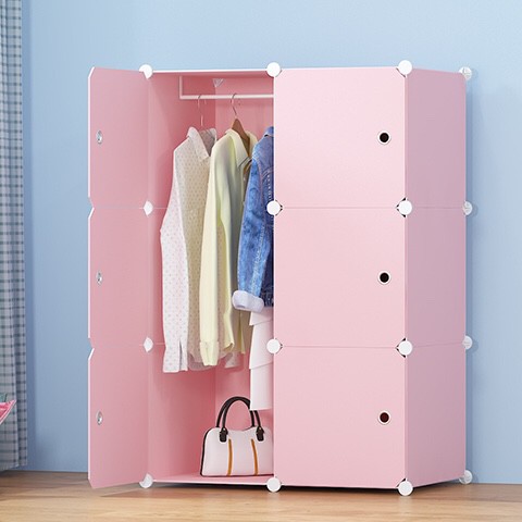 [Mã LIFENOITHAT62 giảm 8% tối đa 100k đơn 300k] Tủ nhựa ghép,tủ quần áo đa năng tâm house đủ ngăn 6 ô