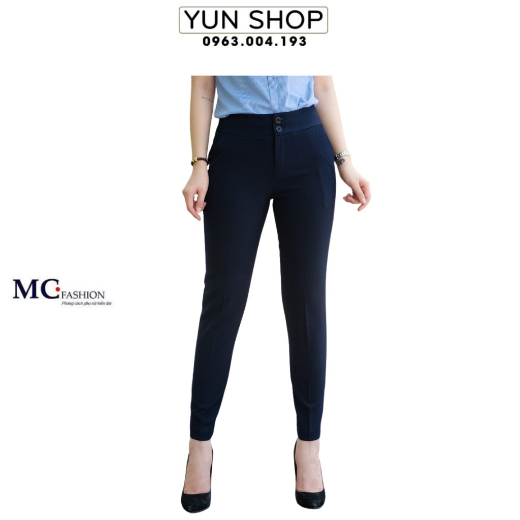 Quần Tây Nữ, Quần Tây Nữ Lưng cao Quần Công Sở Tôn Dáng - MC Fashion Q0279  ( 3 màu : đen, ghi , xanh đen )