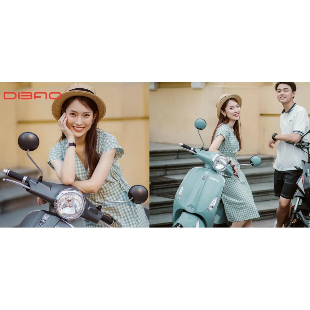 Đồng hồ Công tơ met xe máy điện Vespa Dibao mặt điện tử hiện đại