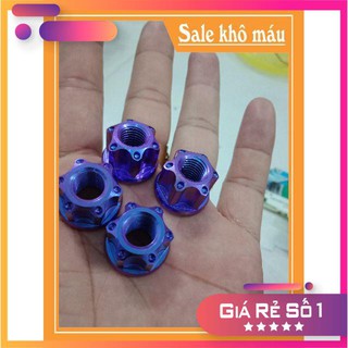 (GR5 XỊN  LOẠI 1)  tán  8li titanium gr5 gắn  đĩa  tải  exiter