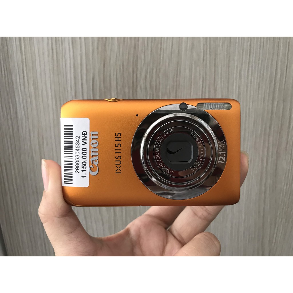 Máy ảnh Canon IXUS 115 HS màu cam