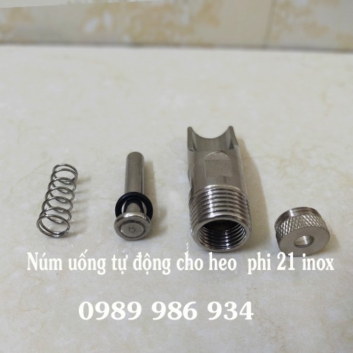 Núm uống tự động cho heo inox - phi 21