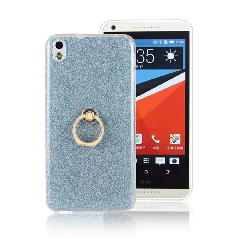 Ốp lưng silicon có kèm nhẫn móc ngón tay cho HTC Desire 816 d816 d816