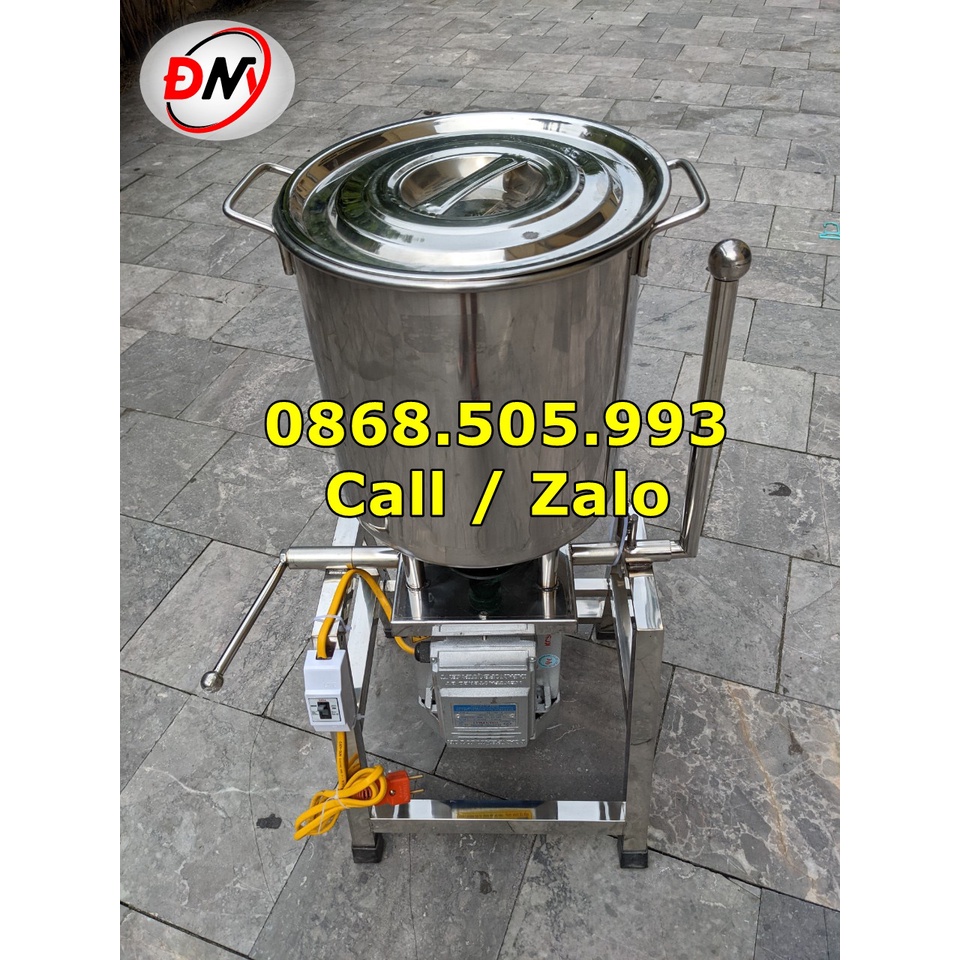 Máy xay pate 3.0Kw – xay thịt – cháo nhuyễn – xay gừng, riềng, sả, tỏi, ởt , máy làm sa tế - khung A Inox - Dao thả