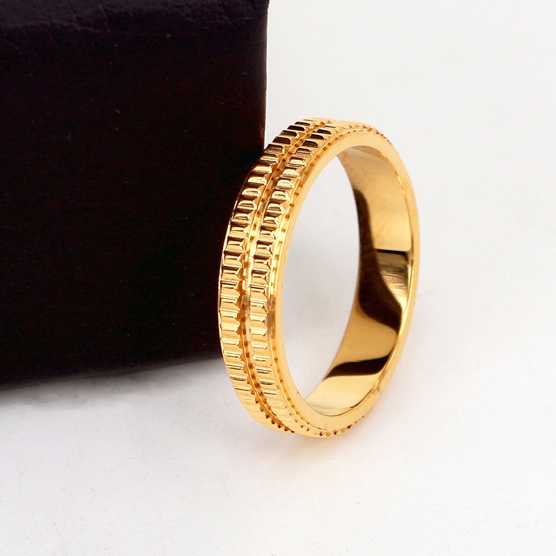 [FreeShip] Nhẫn nữ Titan bánh răng J10-401 - CAM KẾT KHÔNG BAY MÀU