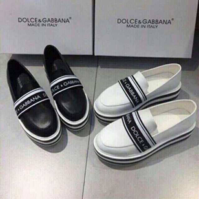 Giày slipon đế độn