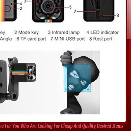 Camera Ẩn Mini Sq11 Hd Dvr