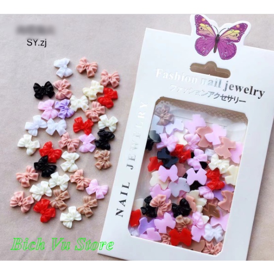 Nơ trang trí móng 20 cái/ bịch