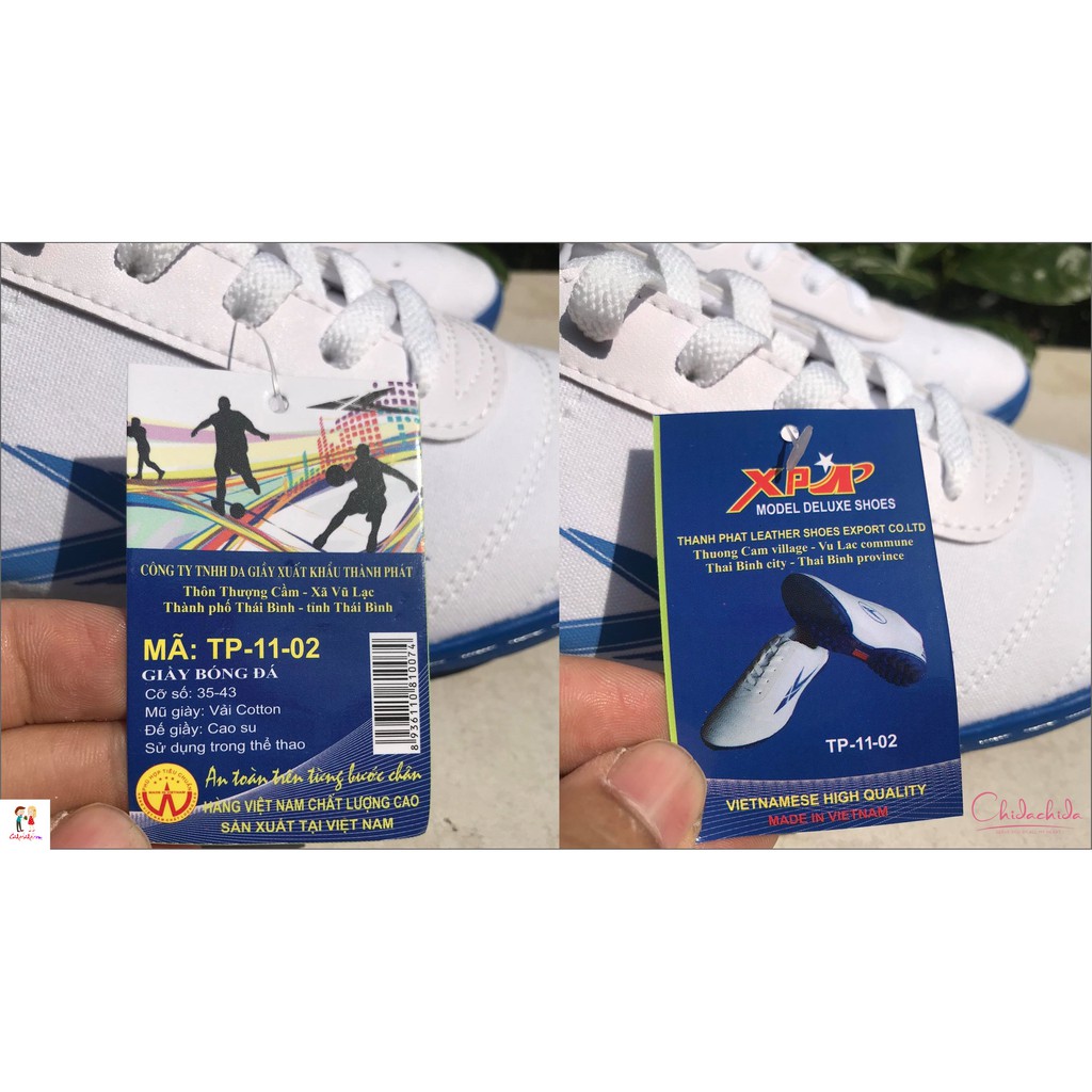 Giày đá bóng Thành Phát TP1102, giá rẻ, chất lượng cao; size 38-43
