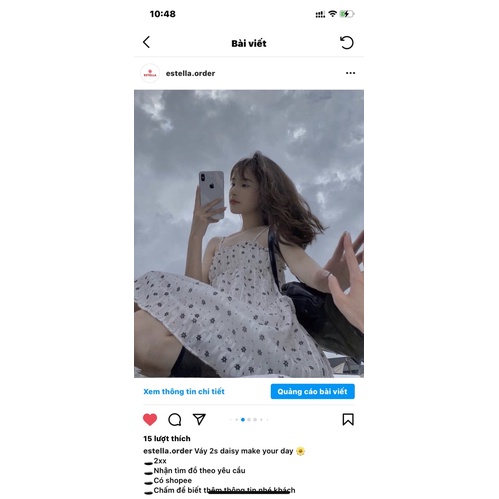 VÁY HOA CÚC TAOBAO