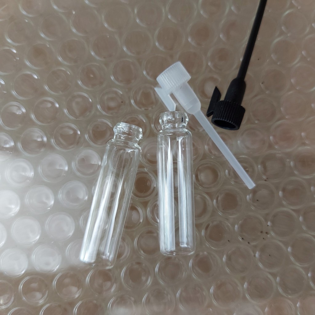 1000 Chai chiết / ống chiết / lọ chiết nước hoa mini 1ML 2ML 3ML đựng vial, mẫu thử, test